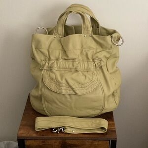 Stylish Green Tea Leather Women's Bag